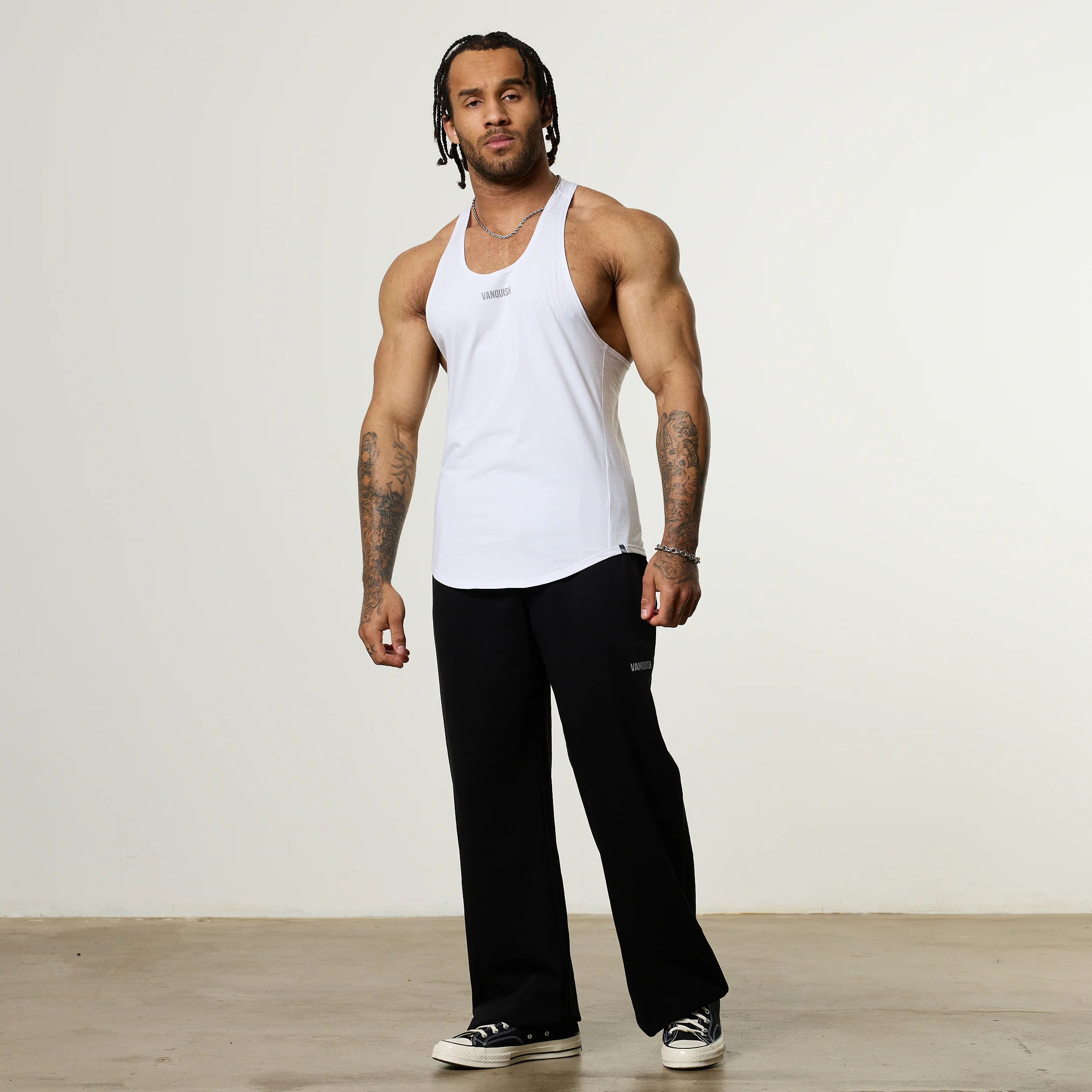 Vanquish Essential V2 White Stringer Vest - Image 3