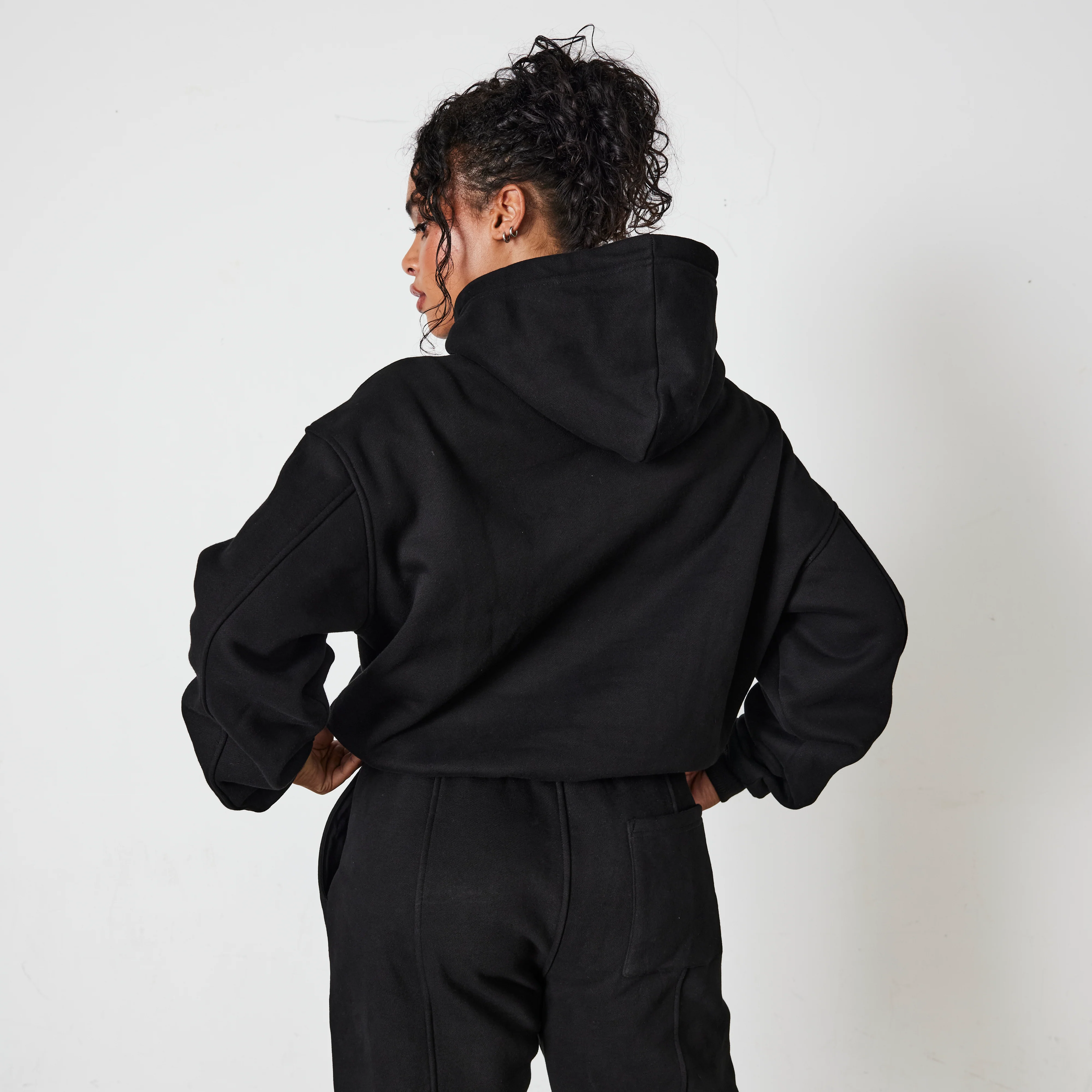 Vanquish Jet Black VQFIT Oversized Hoodie - Image 3