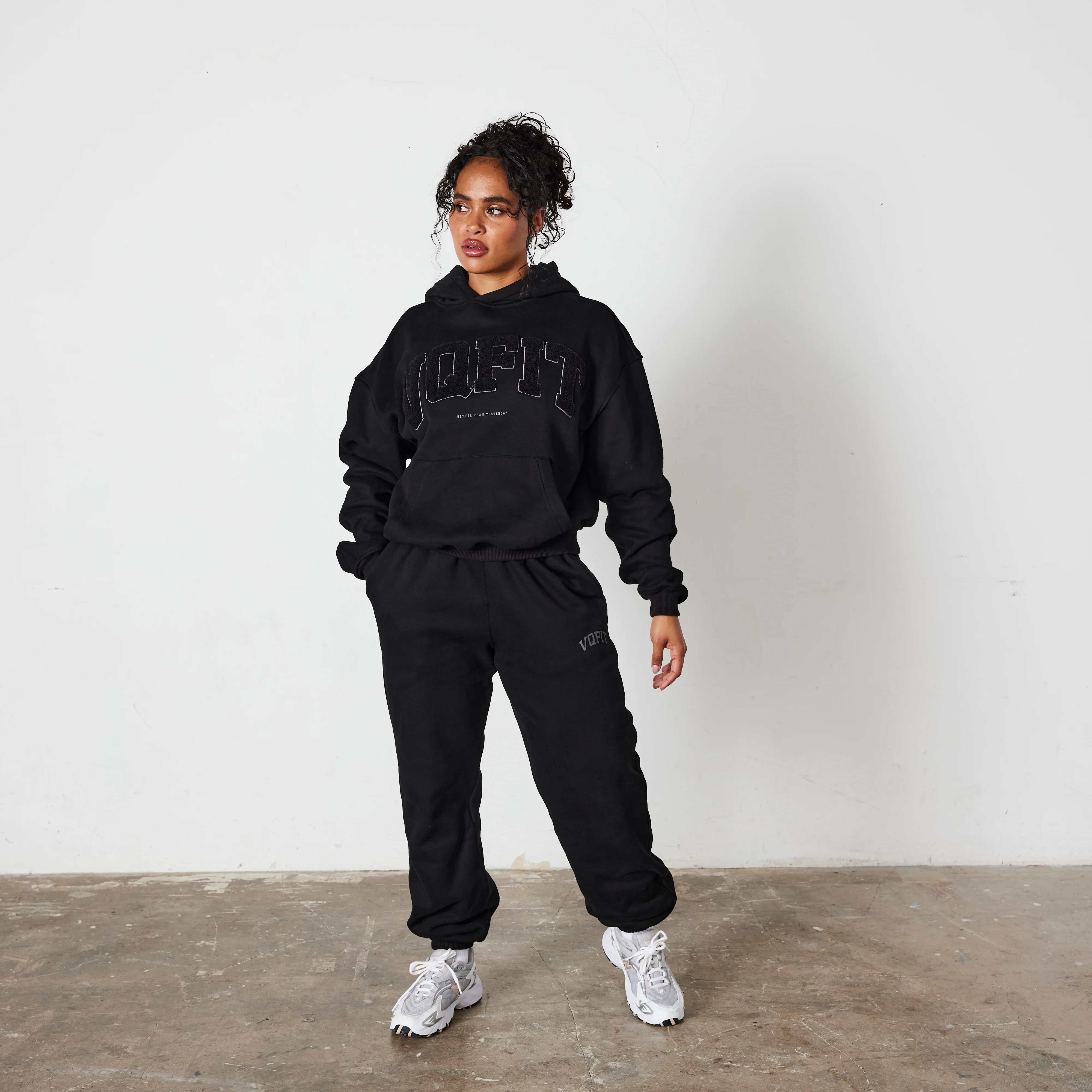 Vanquish Jet Black VQFIT Oversized Hoodie - Image 5