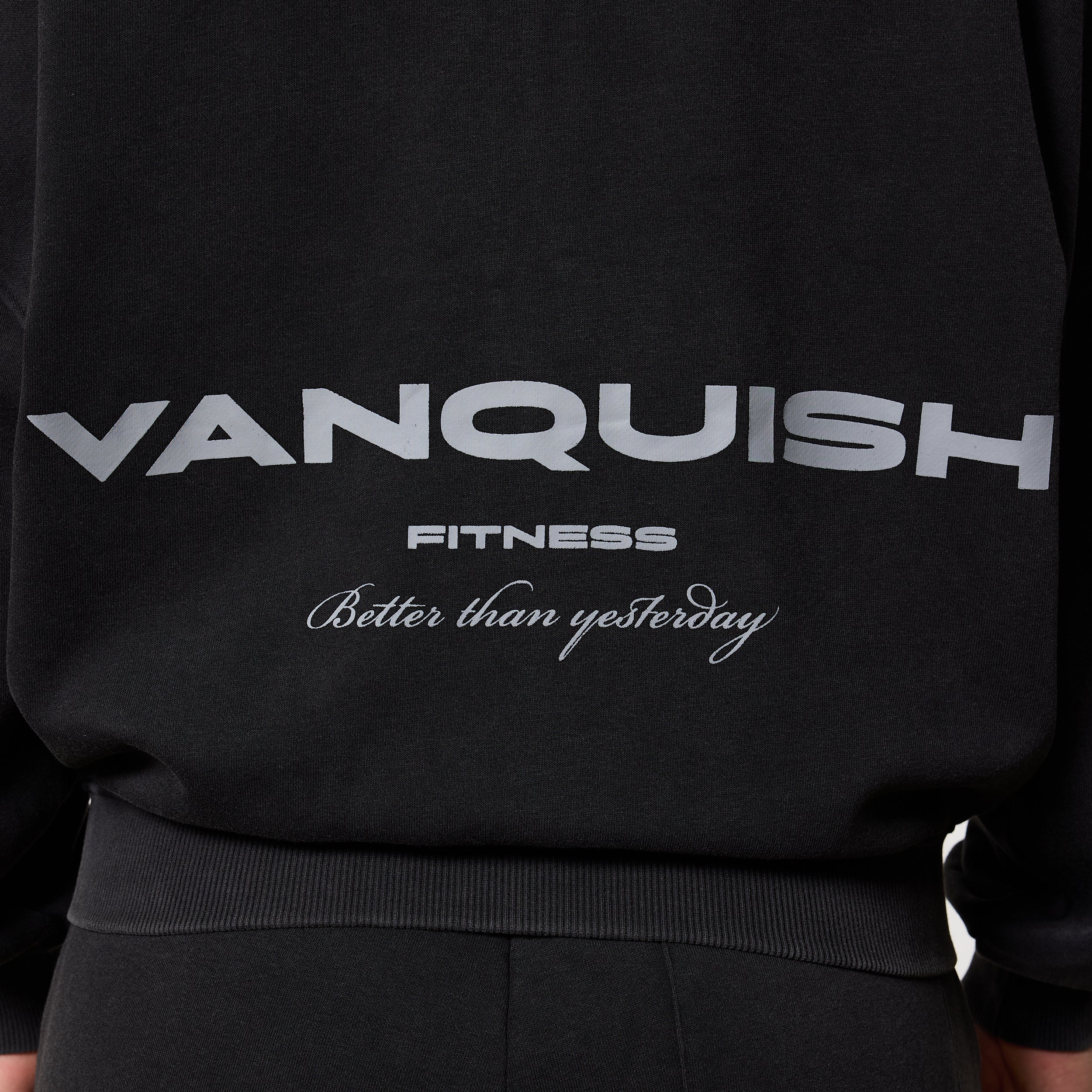 Vanquish Womens Washed Black Zip Up Jacket - Image 5