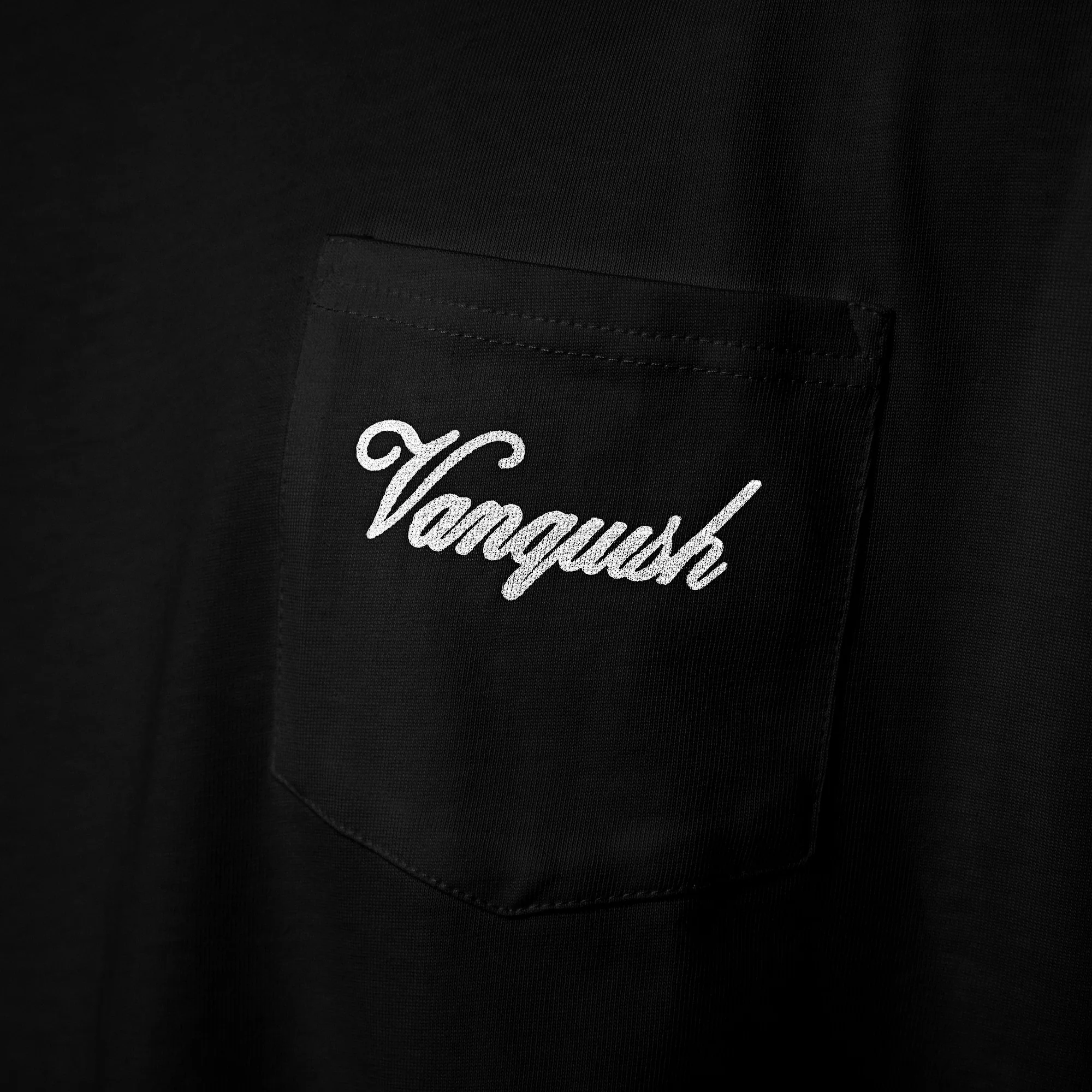 Vanquish Off Season Black Oversized Boxy Pocket T Shirt - Image 3