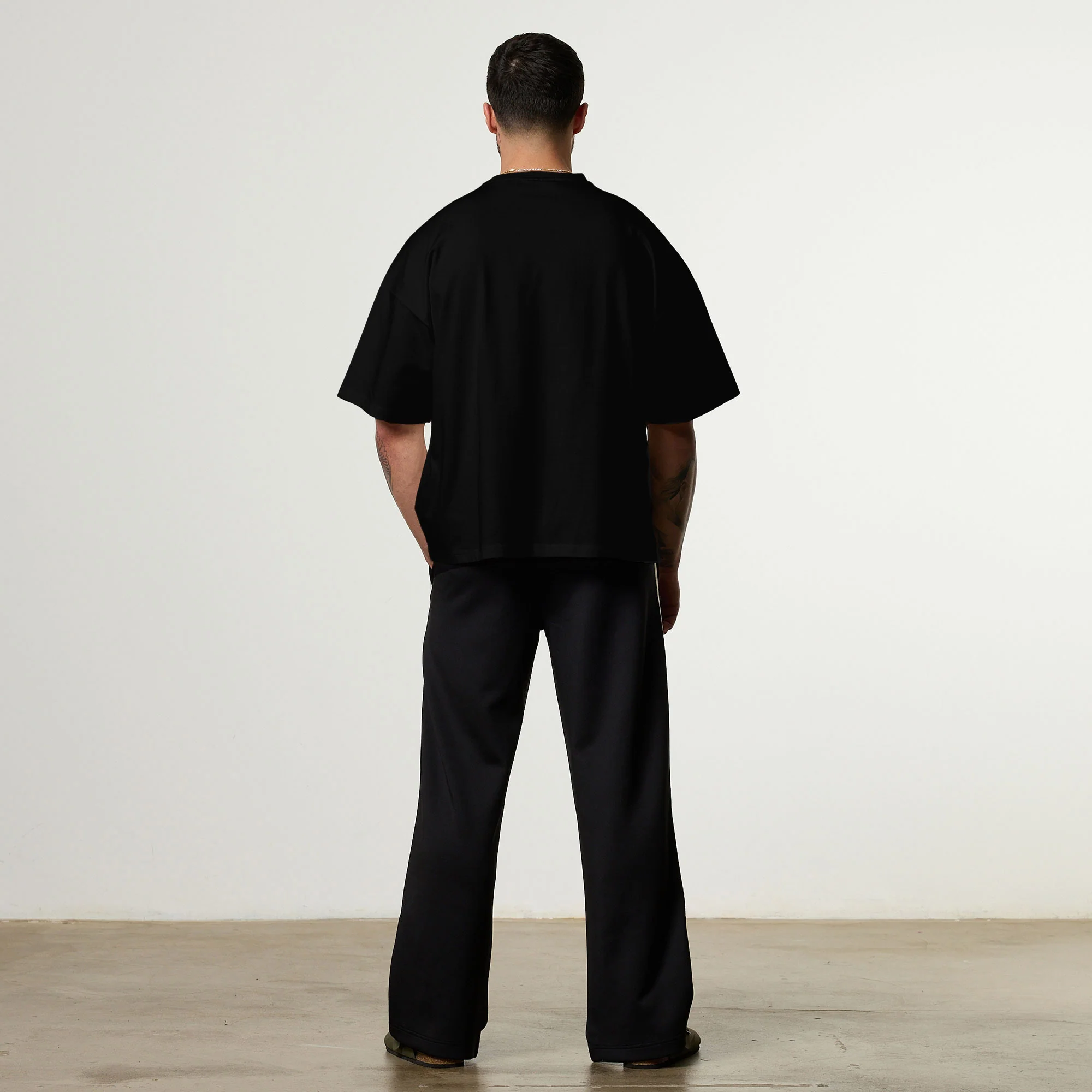 Vanquish Off Season Black Oversized Boxy Pocket T Shirt - Image 5