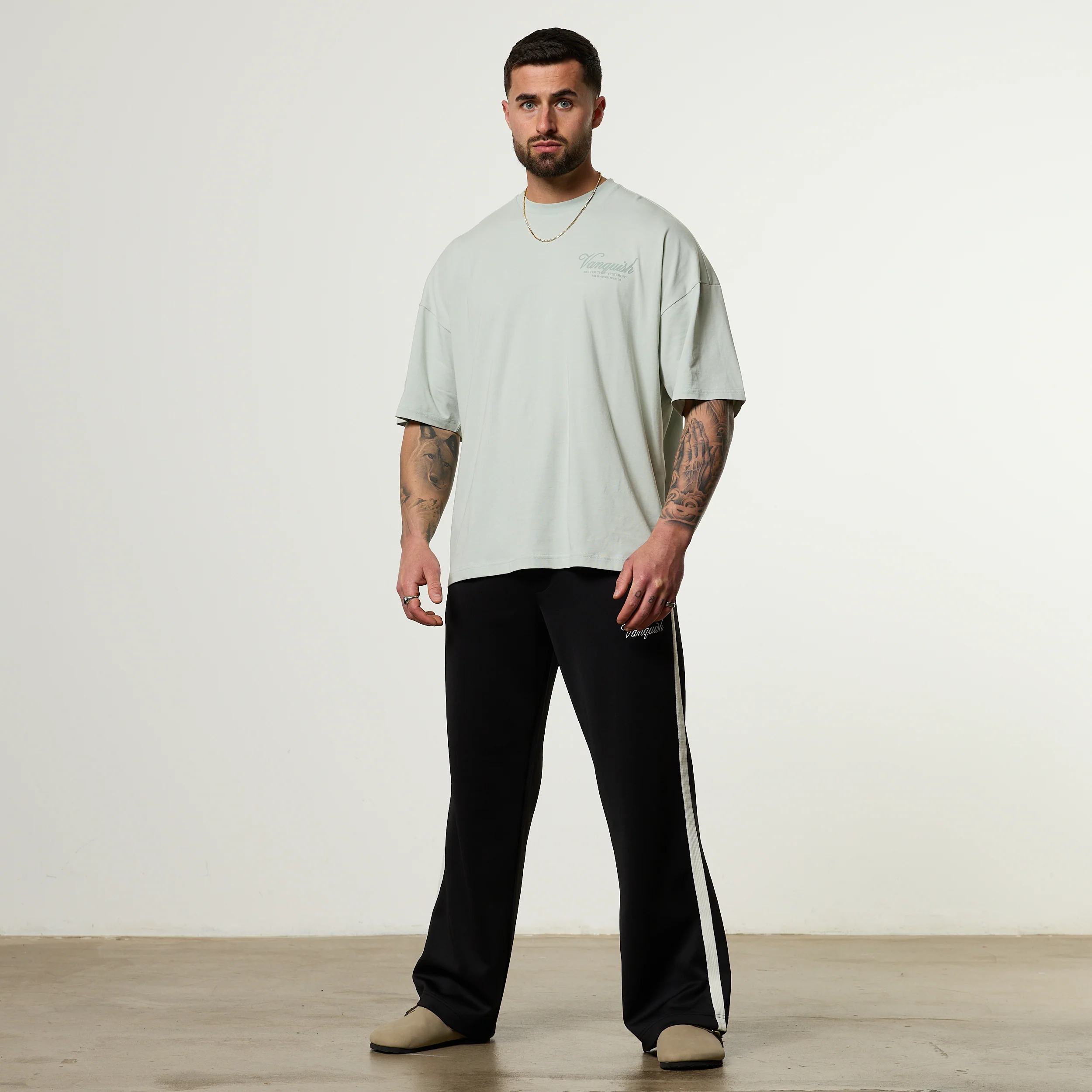 Vanquish Off Season Green Oversized Boxy T Shirt - Image 2