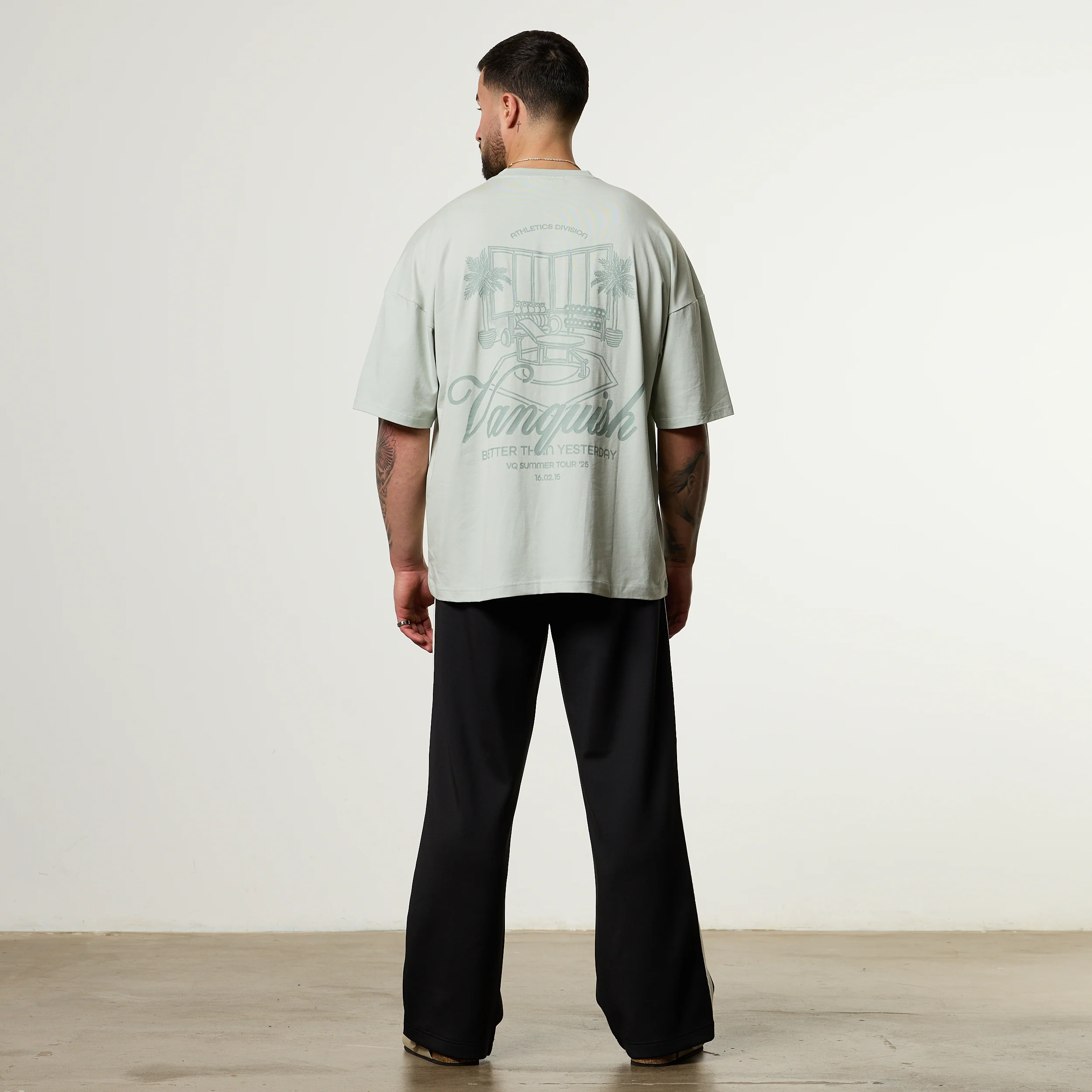 Vanquish Off Season Green Oversized Boxy T Shirt - Image 4