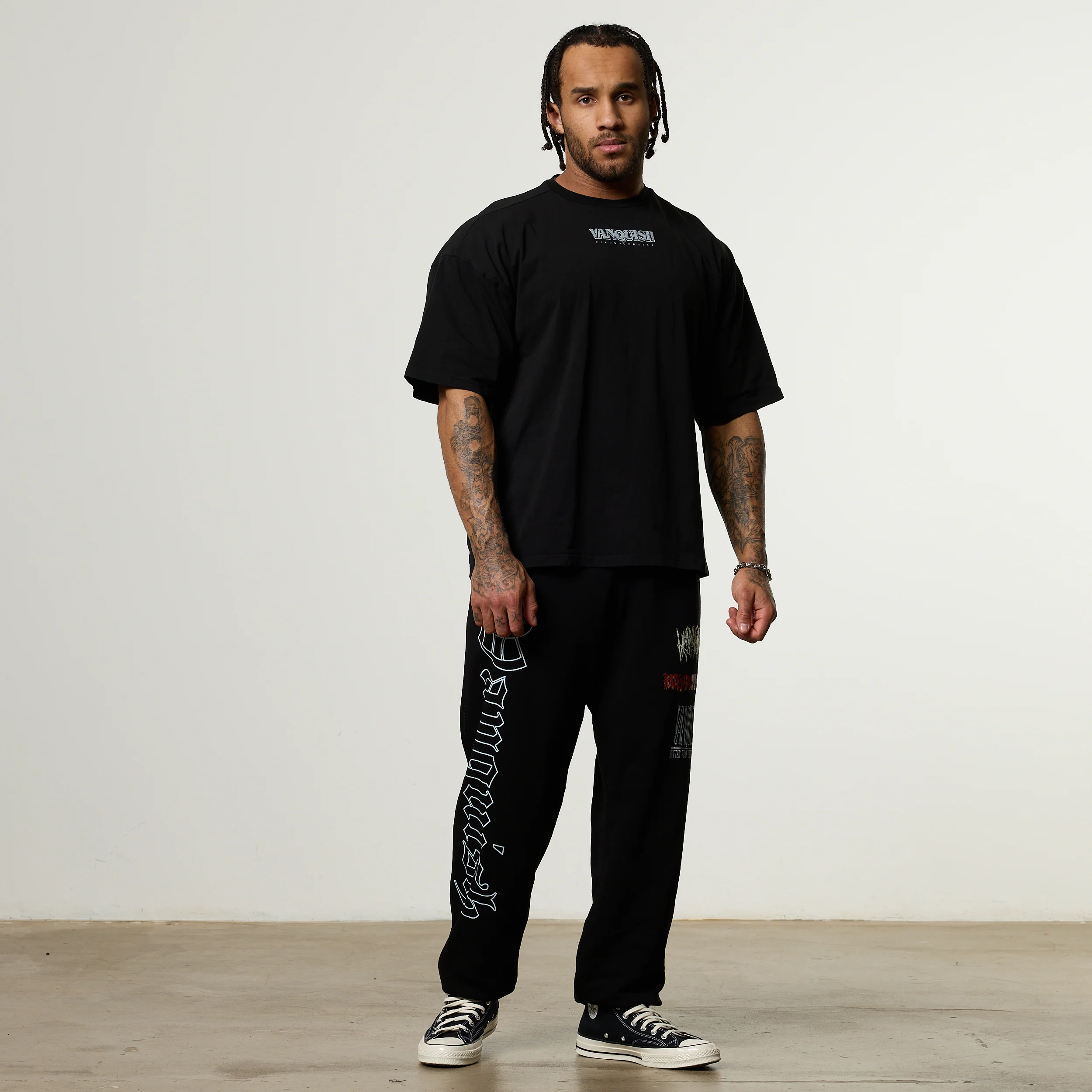 Vanquish Olympus Black Minotaur Oversized Boxy T Shirt - Image 4