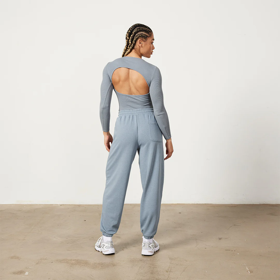 Vanquish Restore Slate Grey Long Sleeve Ribbed Bodysuit - Image 5