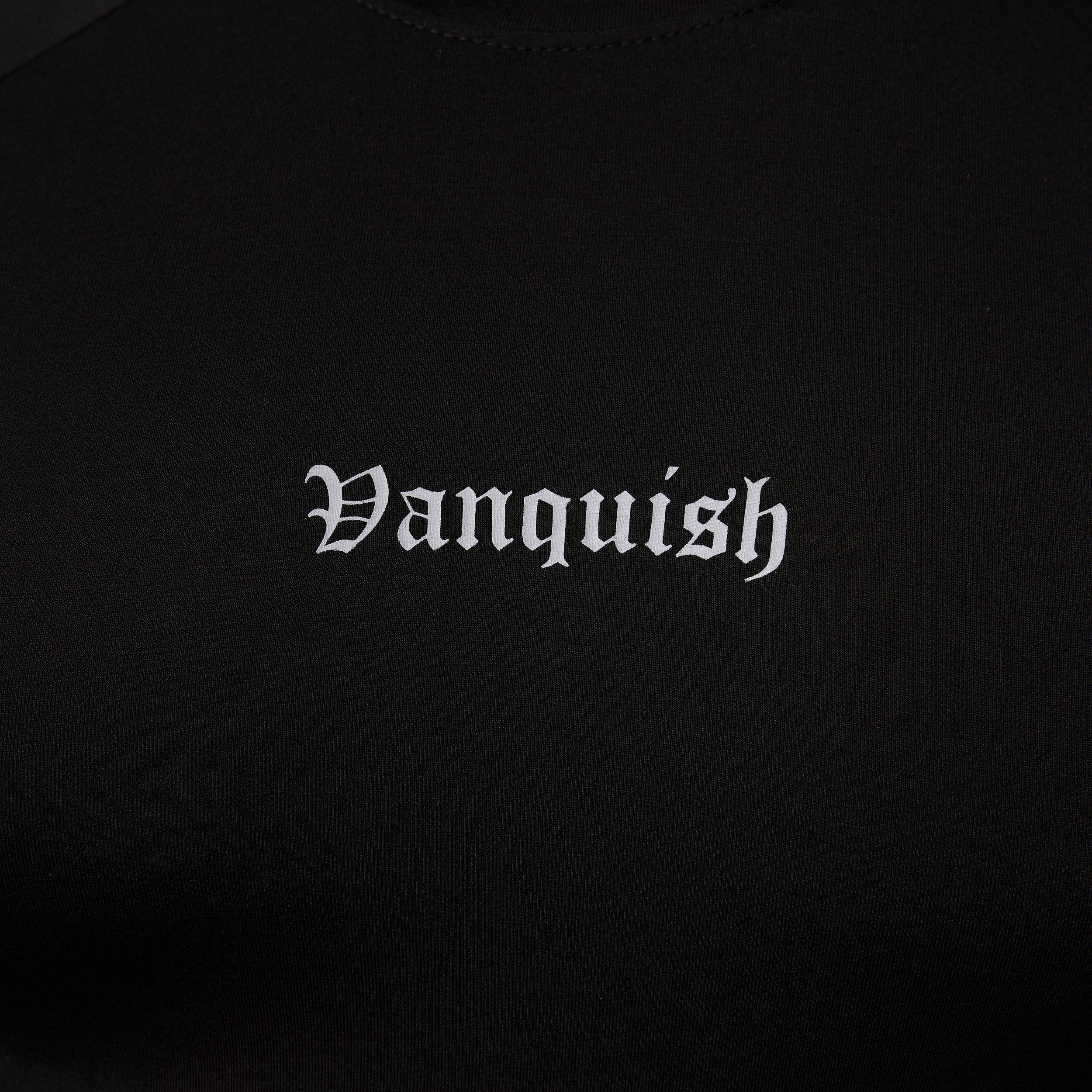 Vanquish Ultra Soft Black Long Sleeve Slim Fit T Shirt - Image 4