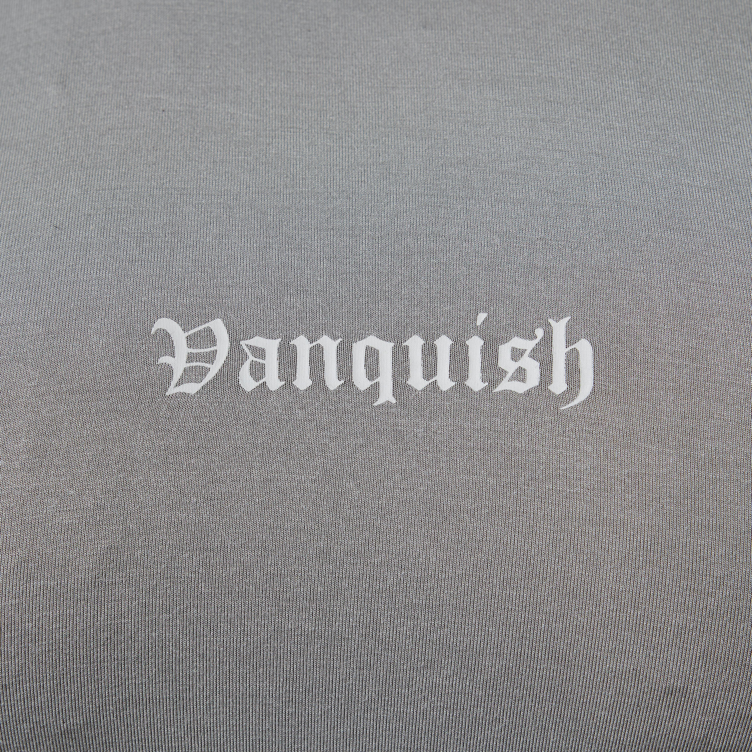 Vanquish Ultra Soft Steel Grey Long Sleeve Slim Fit T Shirt - Image 3