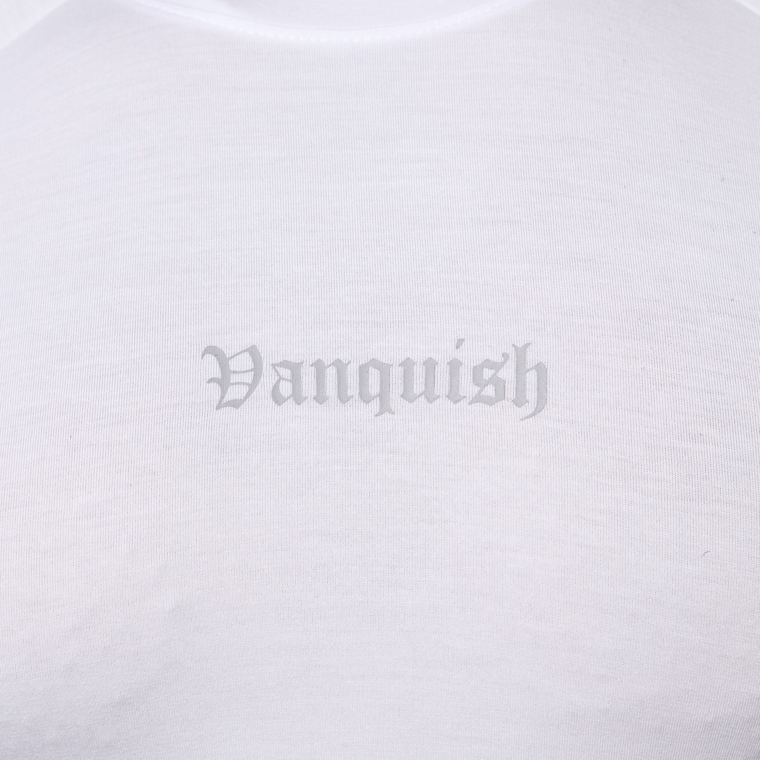 Vanquish Ultra Soft White Long Sleeve Slim Fit T Shirt - Image 4