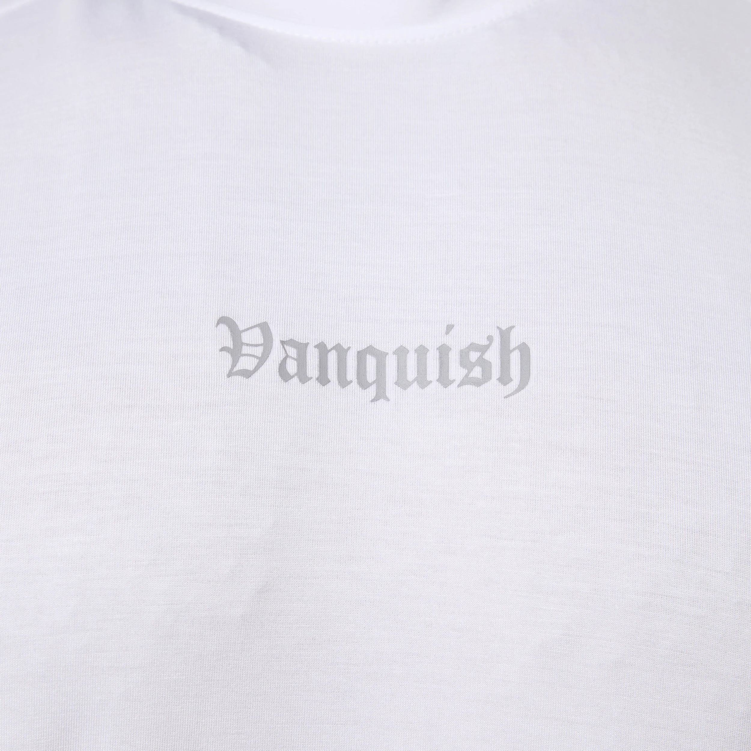 Vanquish Ultra Soft White Oversized Sleeveless T Shirt - Image 4
