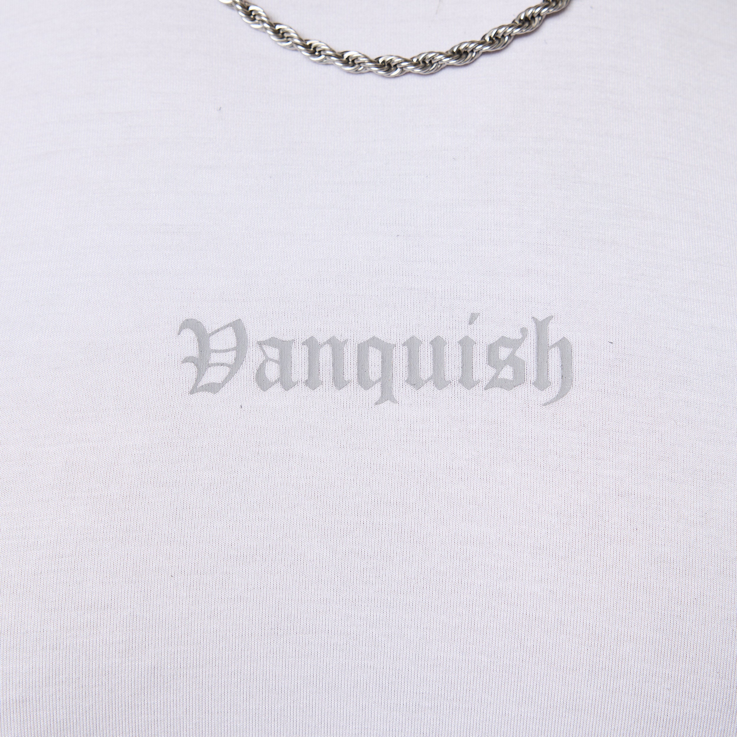 Vanquish Ultra Soft White Slim Fit T Shirt - Image 3