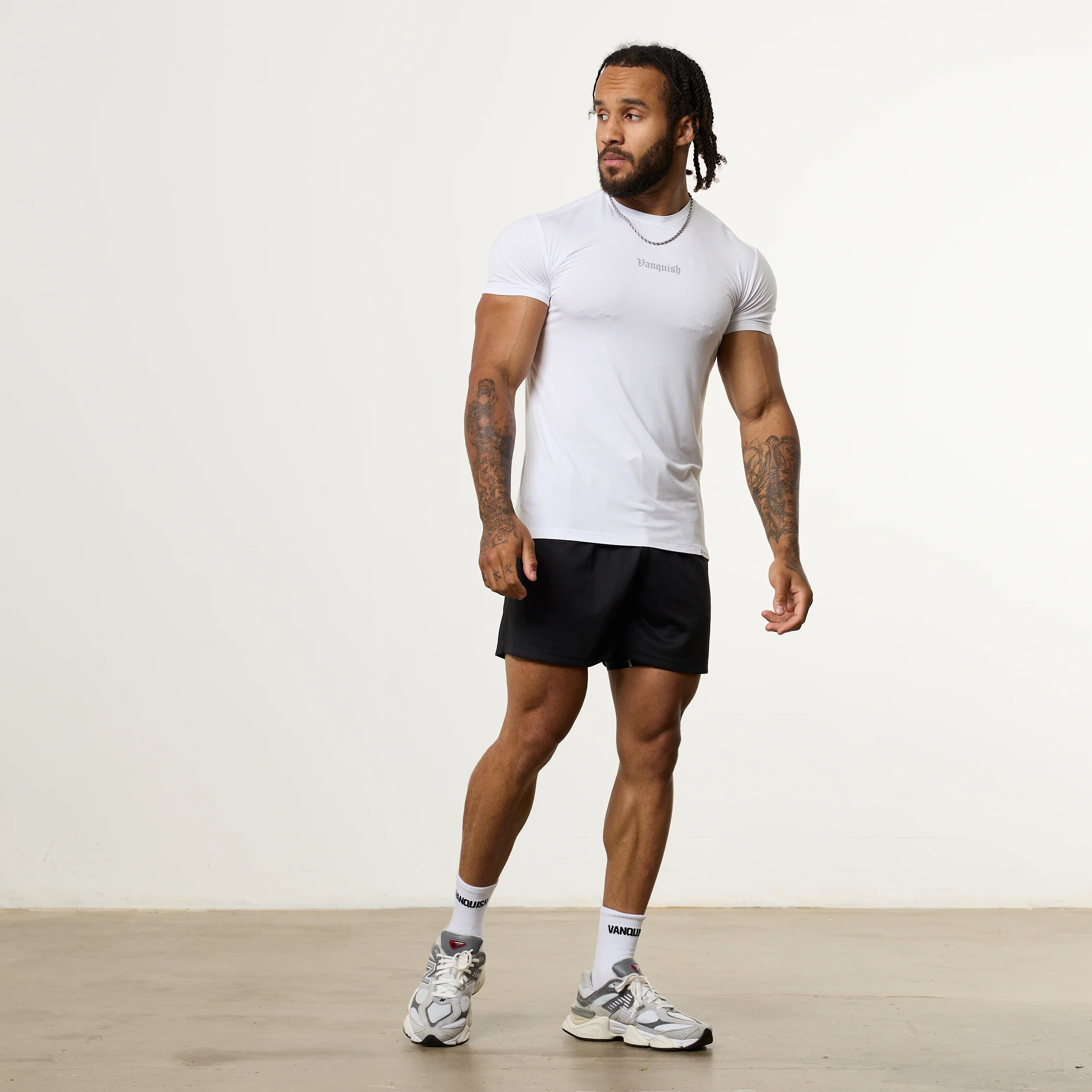 Vanquish Ultra Soft White Slim Fit T Shirt - Image 4