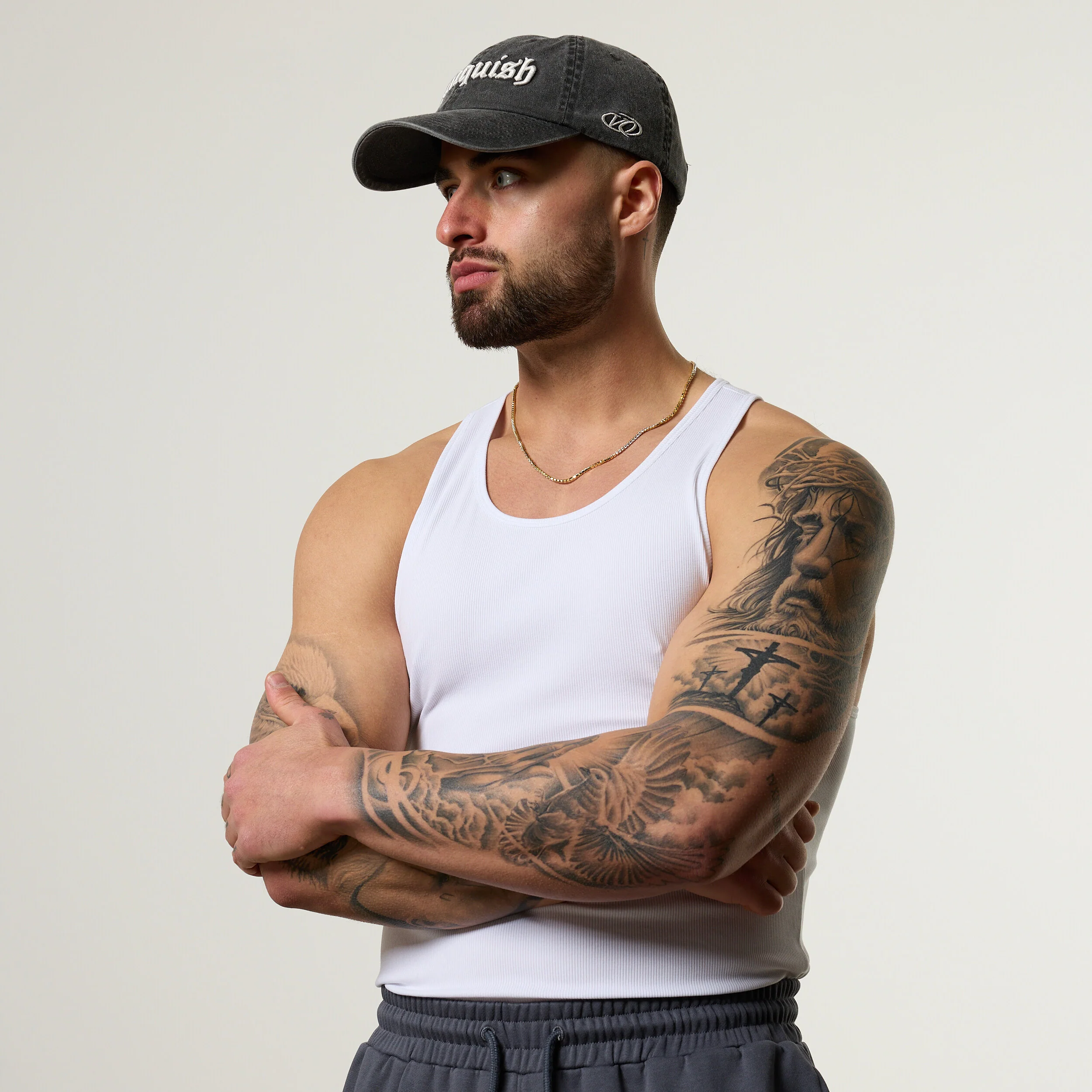 Vanquish Washed Black Cap - Image 2