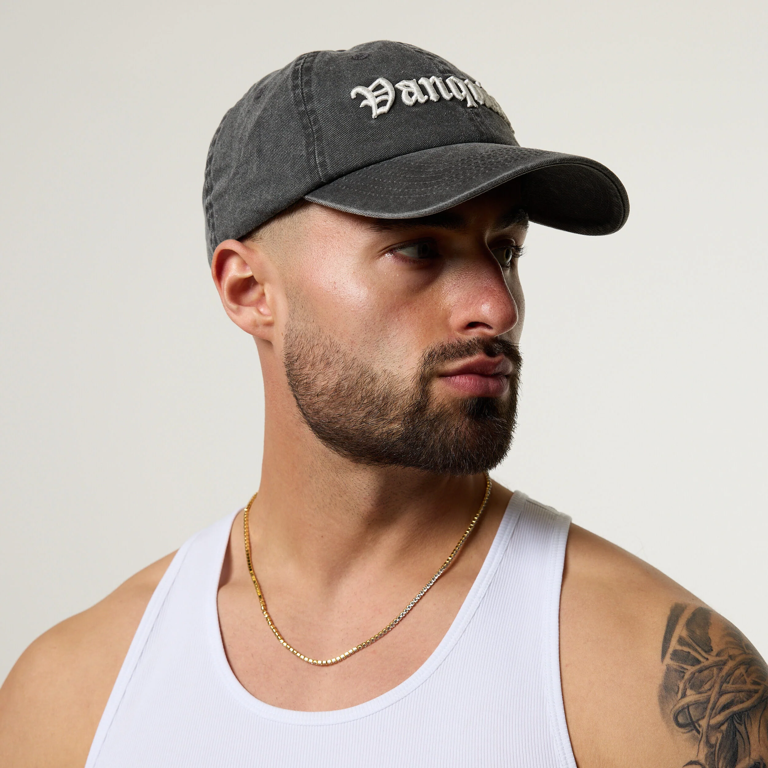 Vanquish Washed Black Cap - Image 3