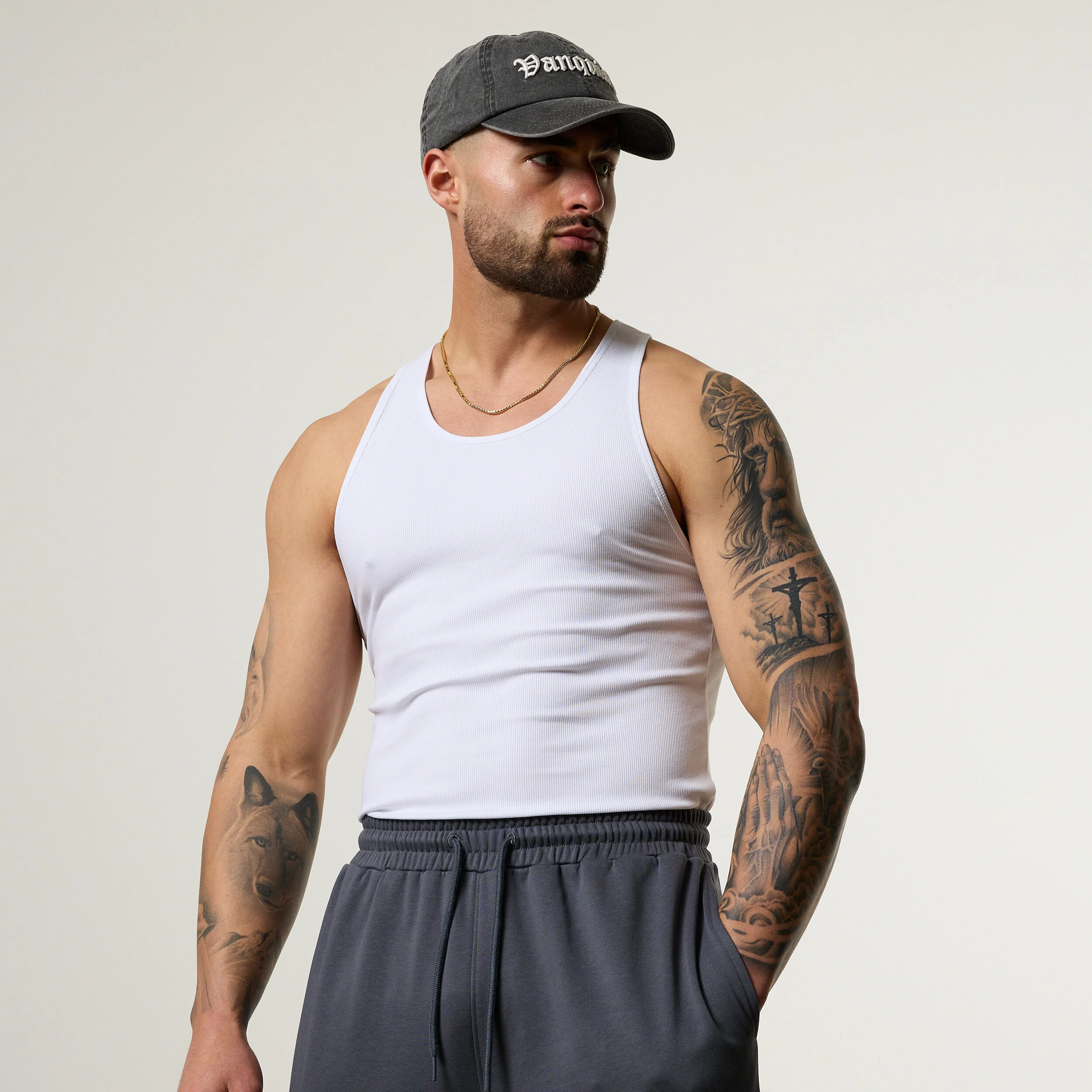 Vanquish Washed Black Cap - Image 4