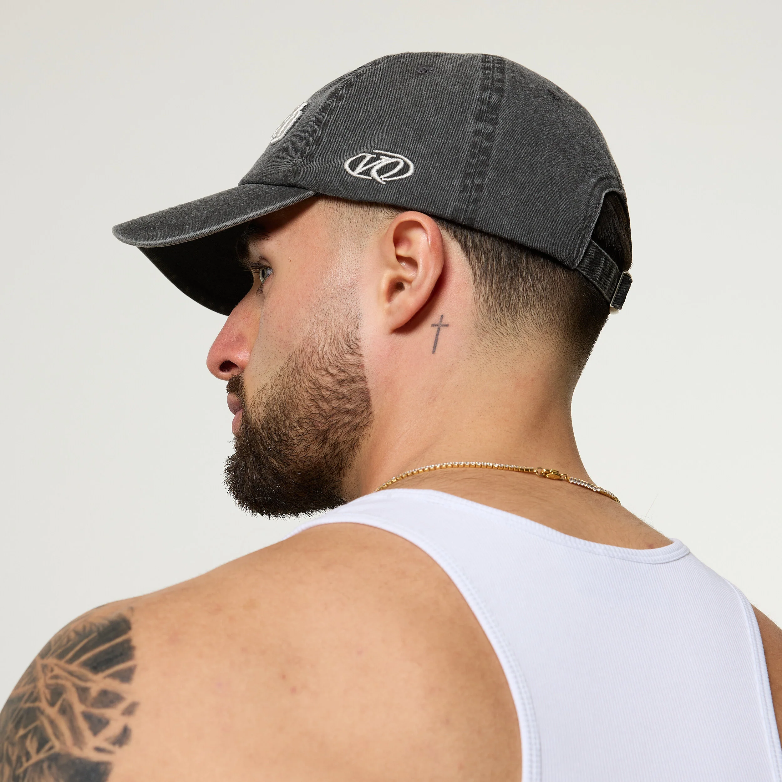 Vanquish Washed Black Cap - Image 5