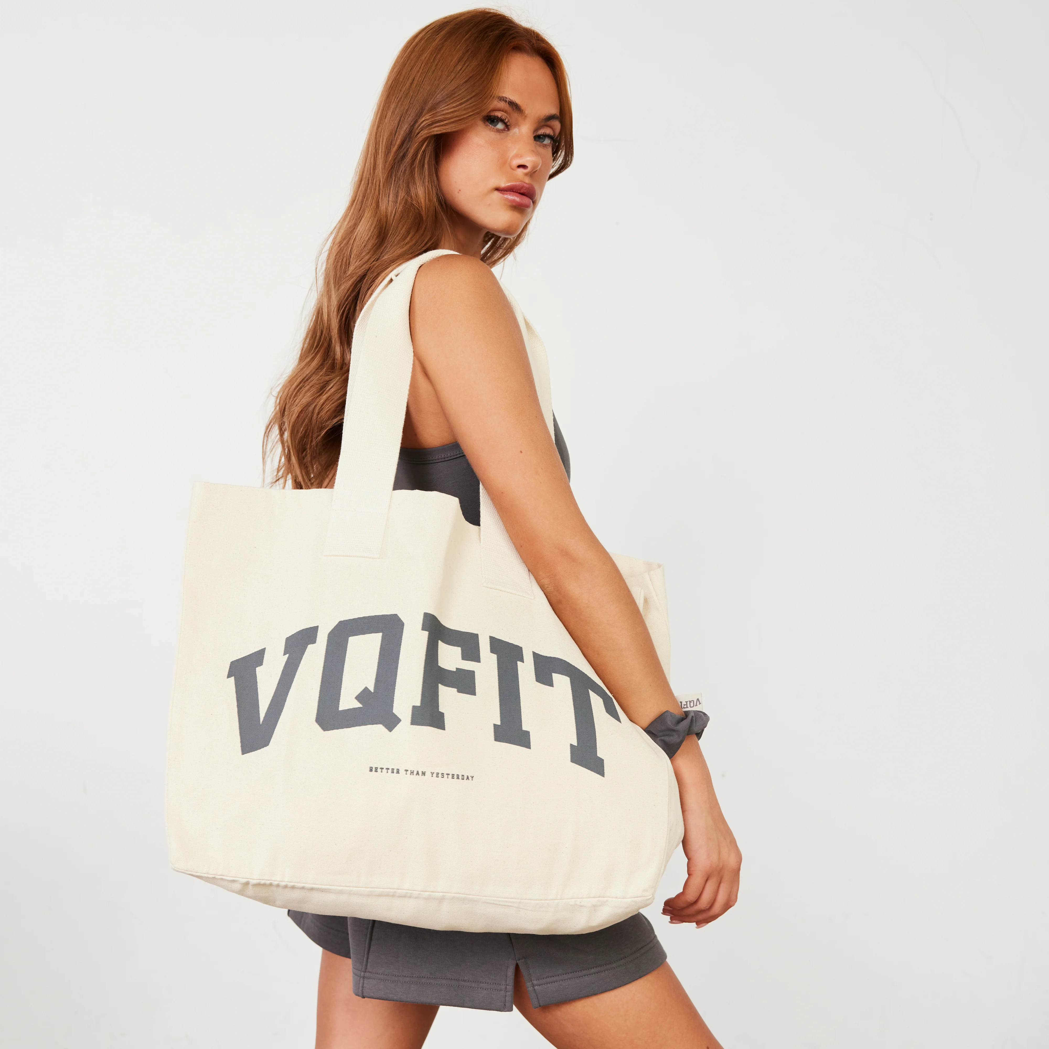 White VQFIT Tote Bag - Image 2