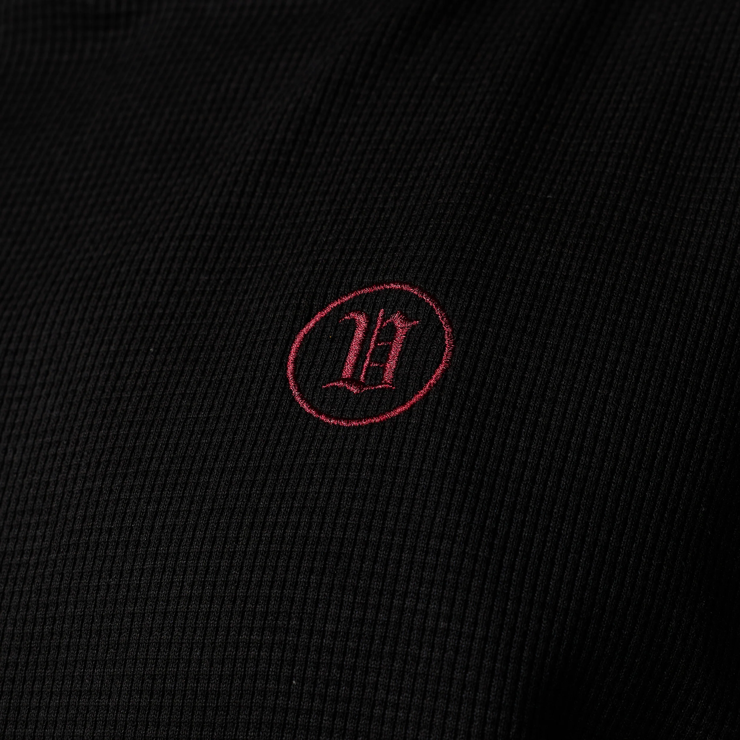 WAFFLE BLACK OVERSIZED HOODIE - Image 3
