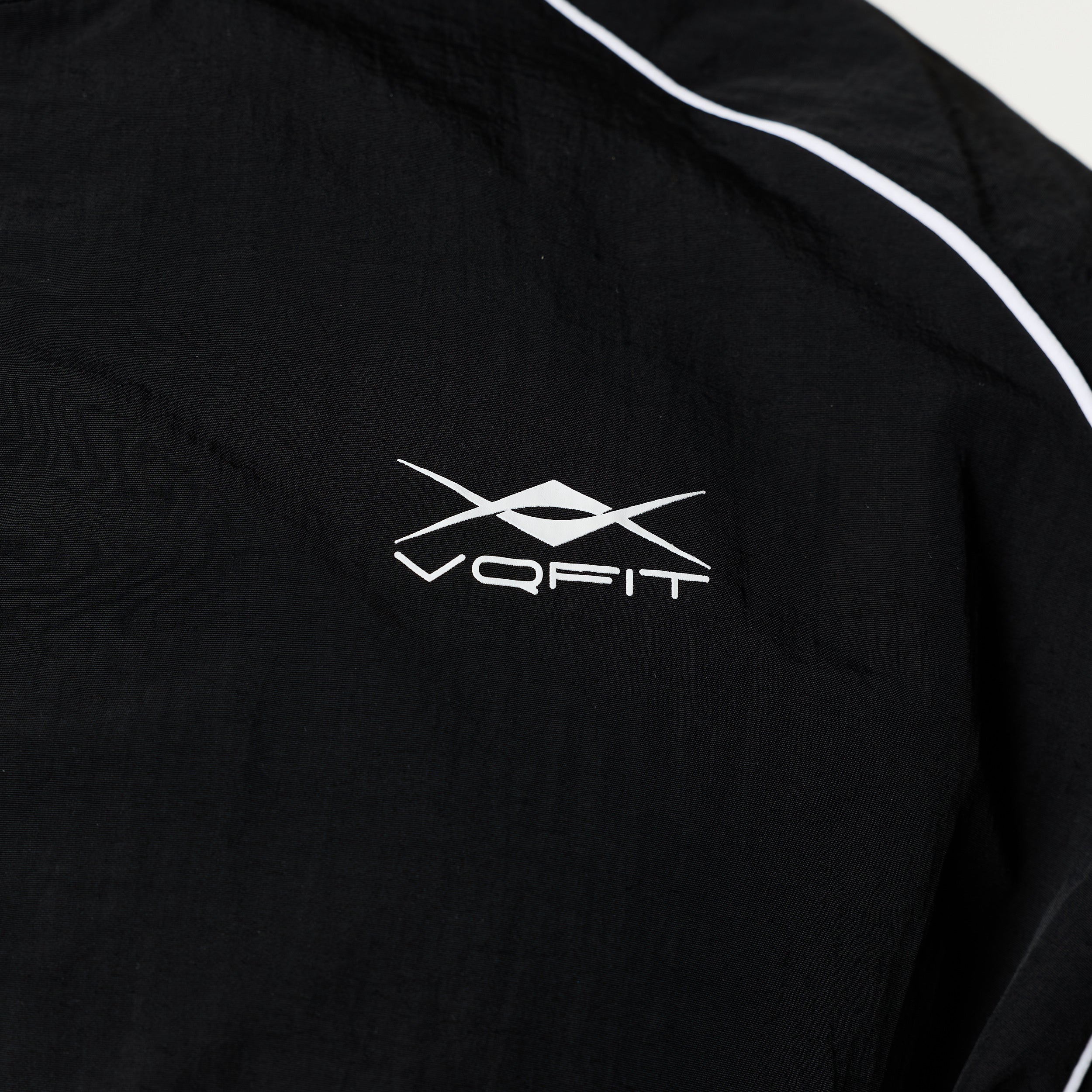 NYLON BLACK TRACK JACKET - Image 4