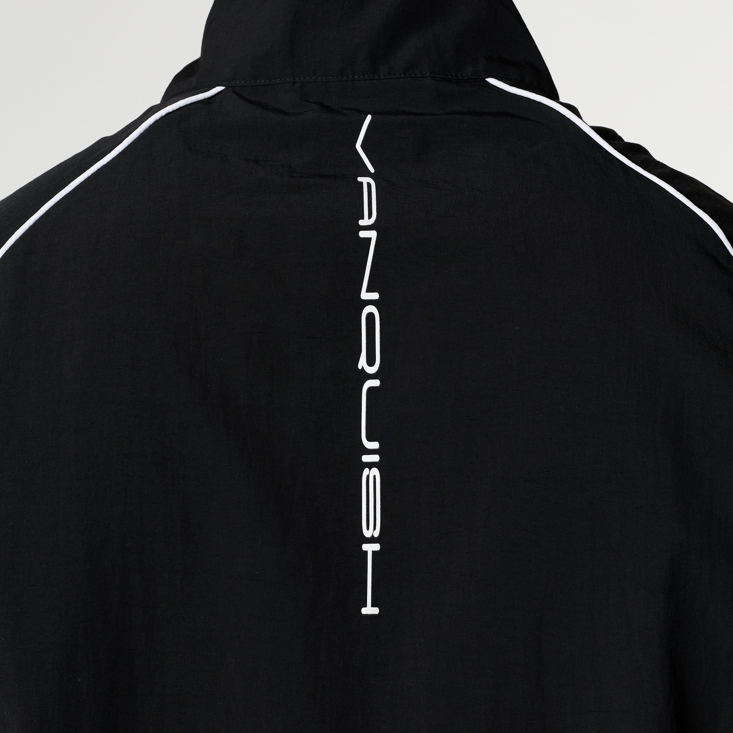 NYLON BLACK TRACK JACKET - Image 5