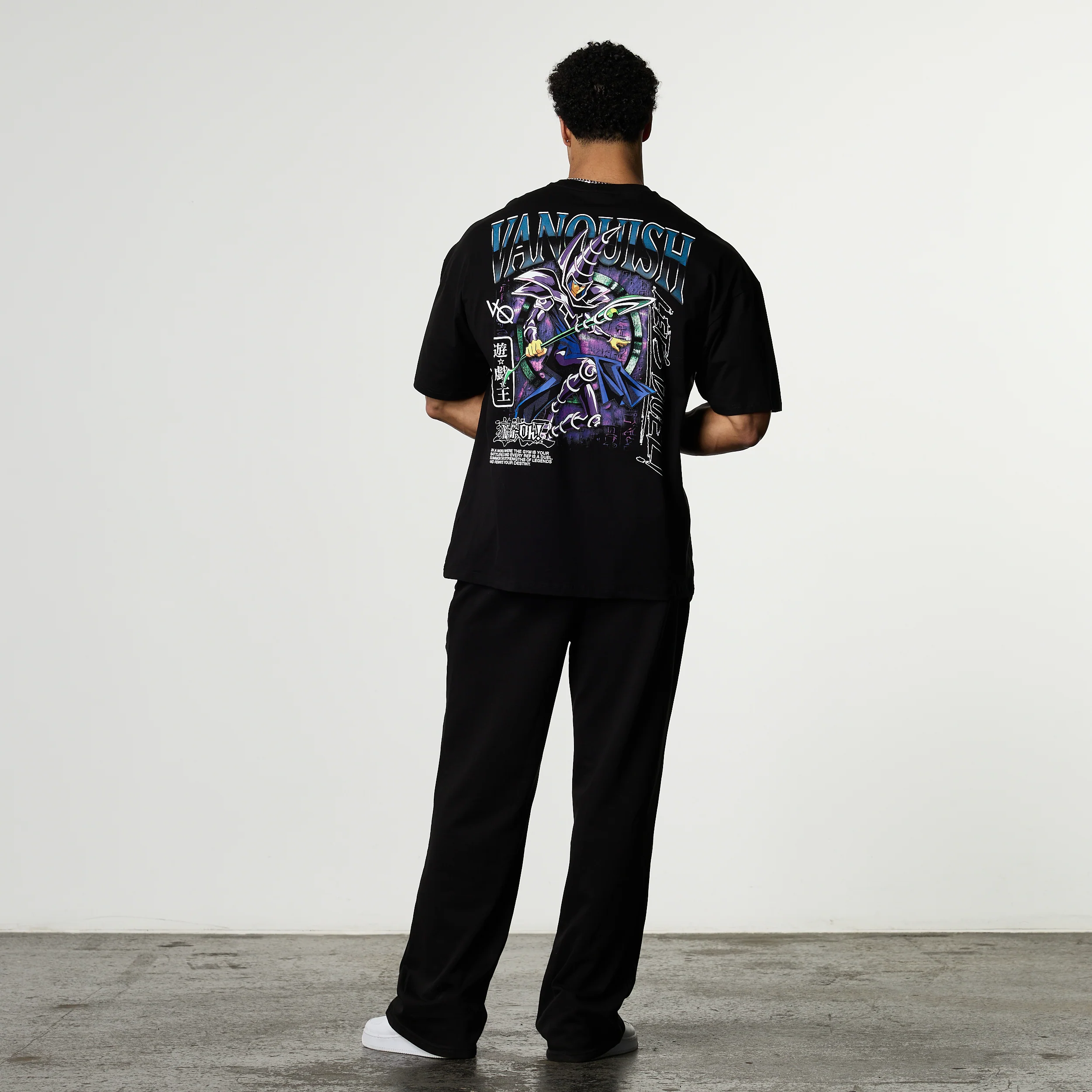 YU-GI-OH! DARK MAGICIAN BLACK OVERSIZED T SHIRT - Image 6