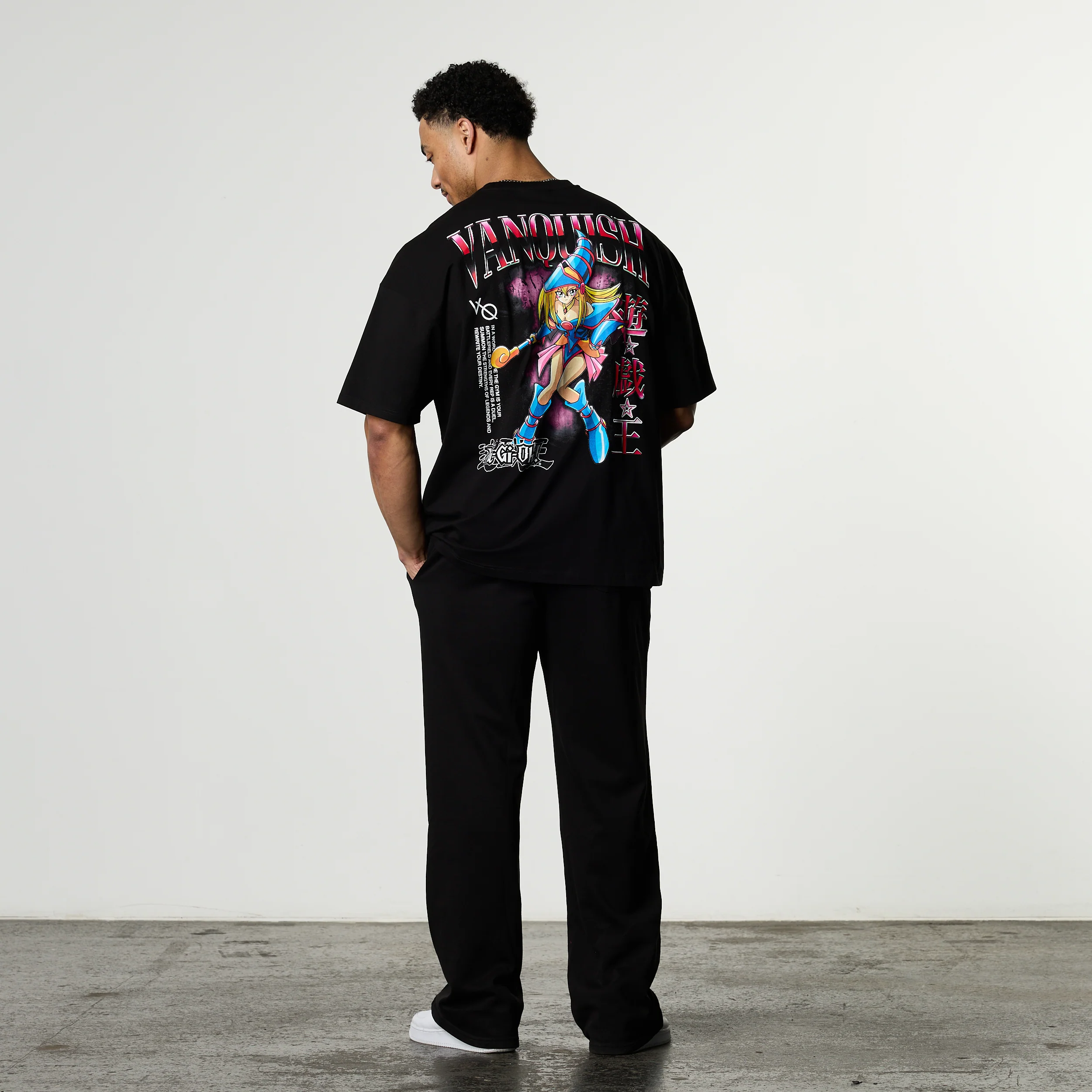 YU-GI-OH! DARK MAGICIAN GIRL BLACK OVERSIZED T SHIRT - Image 6