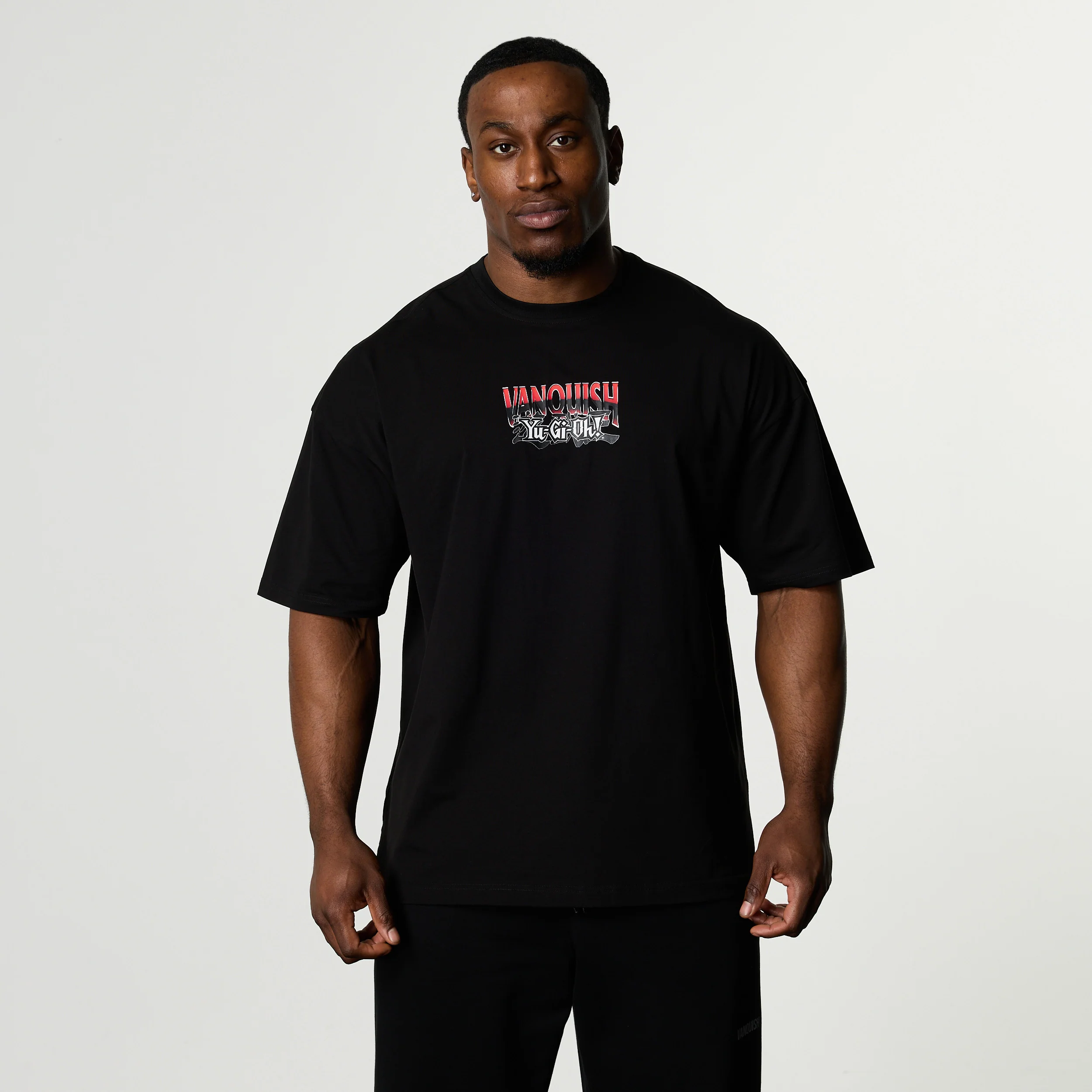 YU-GI-OH! RED EYES BLACK DRAGON BLACK OVERSIZED T SHIRT - Image 3