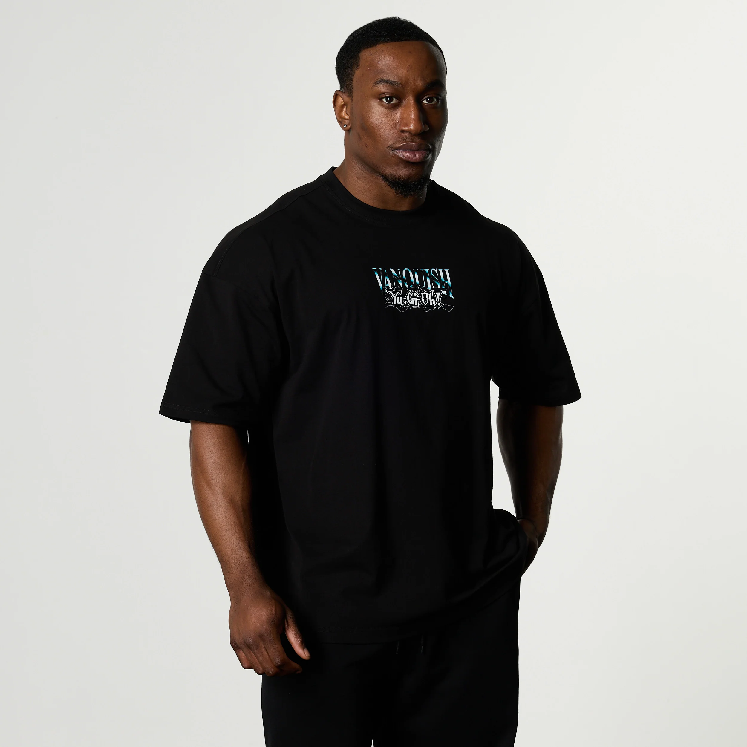 YU-GI-OH! KAIBA BLACK OVERSIZED T SHIRT - Image 3