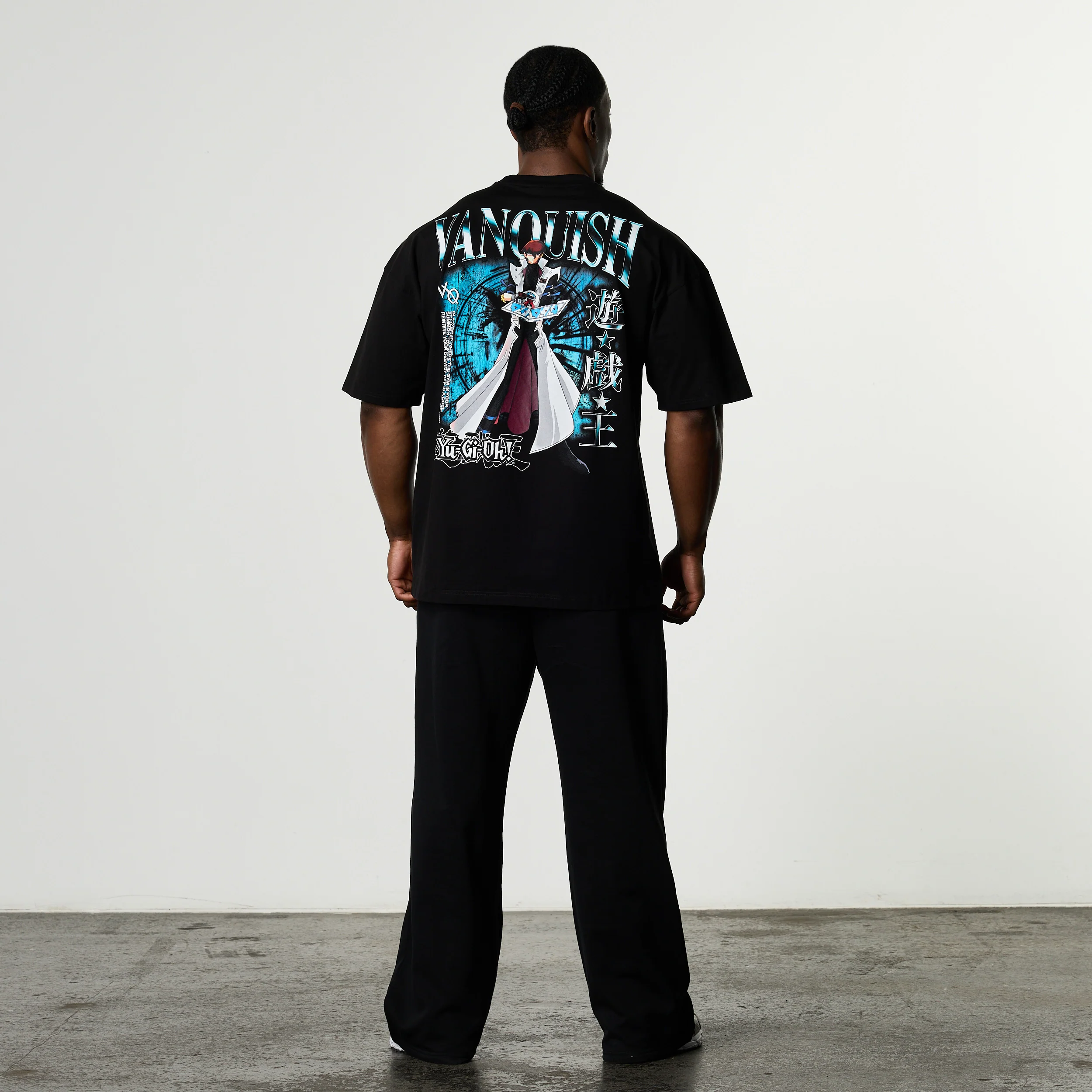 YU-GI-OH! KAIBA BLACK OVERSIZED T SHIRT - Image 6