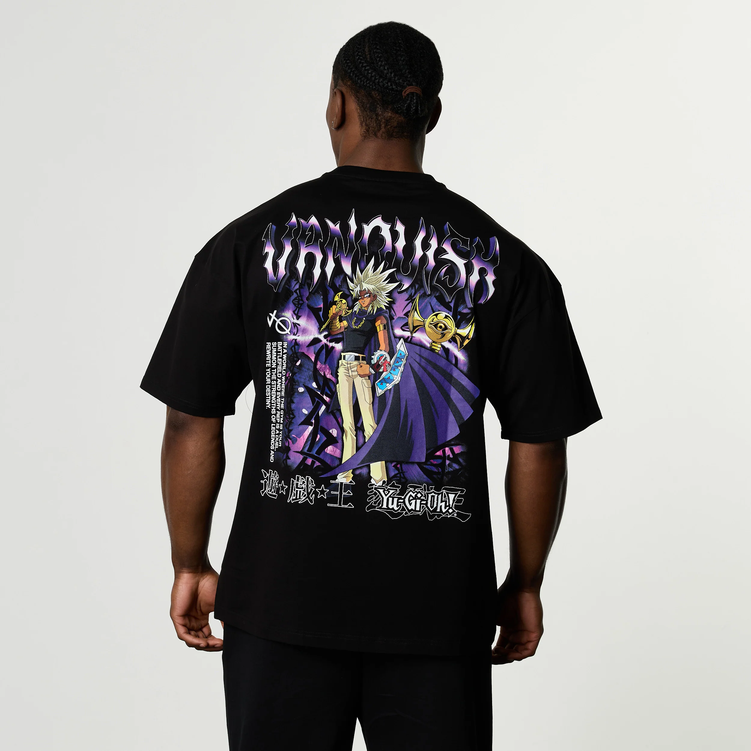 YU-GI-OH! MARIK BLACK OVERSIZED T SHIRT - Image 2
