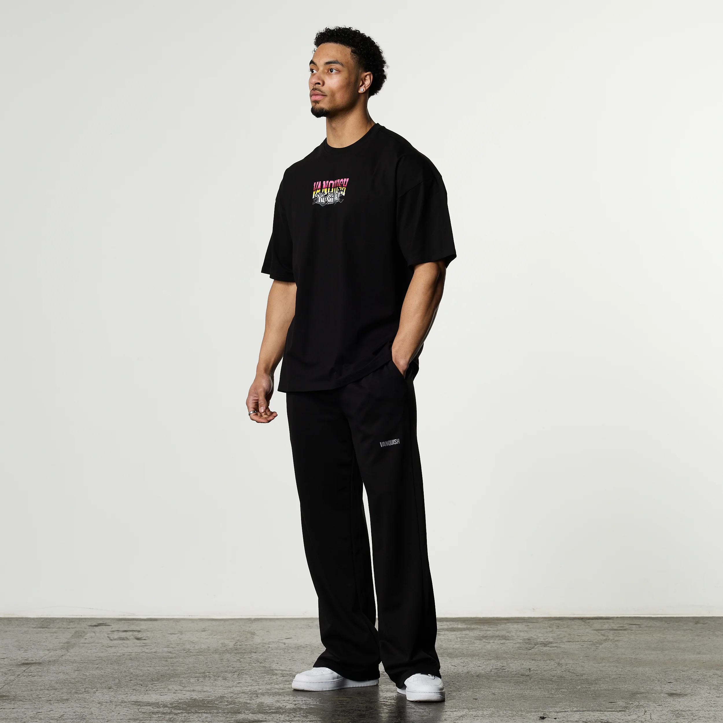 YU-GI-OH! YUGI BLACK OVERSIZED T SHIRT - Image 5