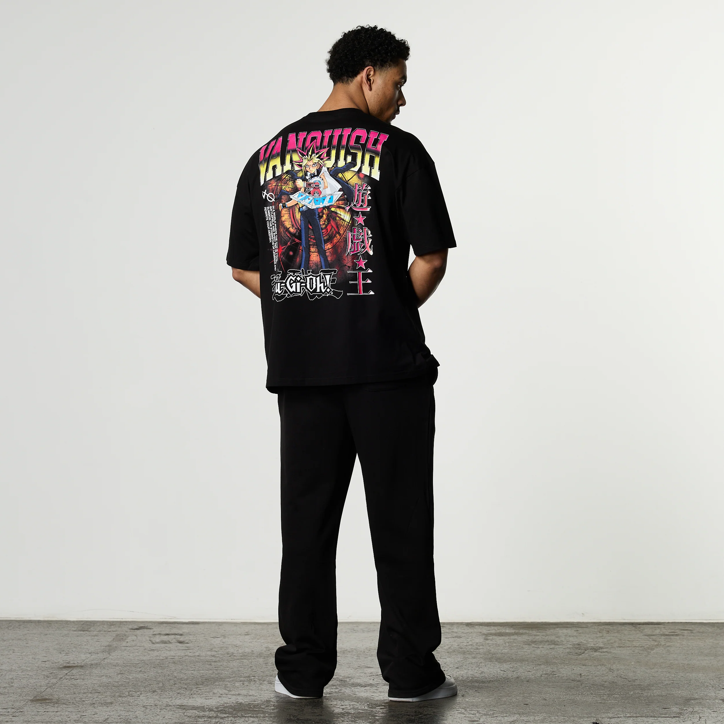 YU-GI-OH! YUGI BLACK OVERSIZED T SHIRT - Image 6
