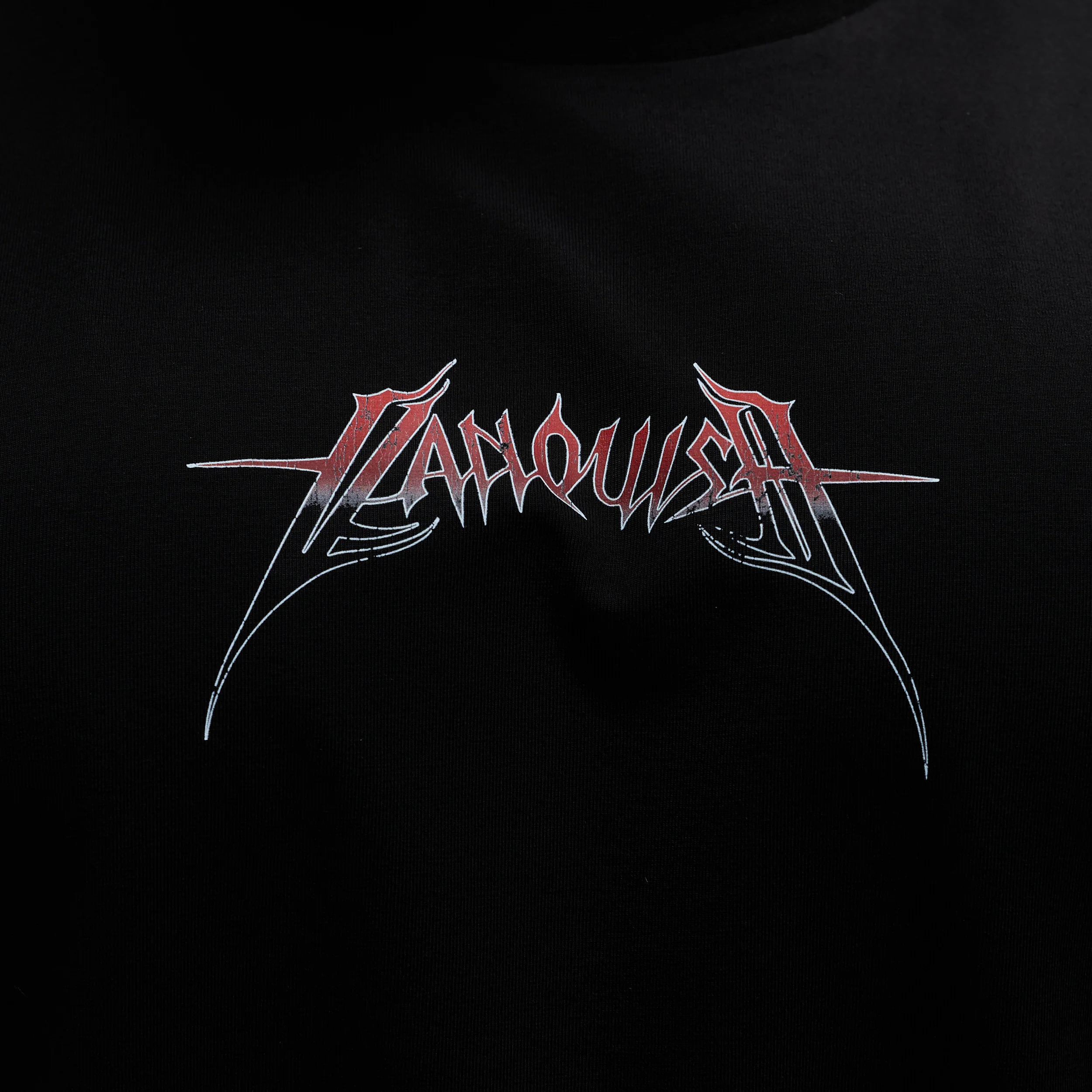 VQ x Baki: Black Yujiro Boxy Oversized T Shirt - Image 4